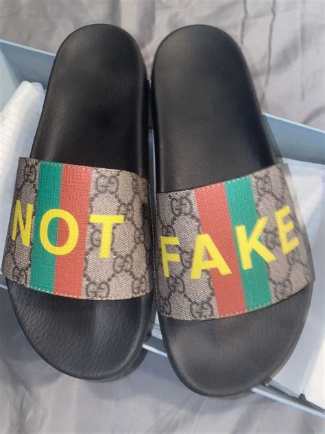 fake gucci slidei cheap thrills|Gucci slides are they real.